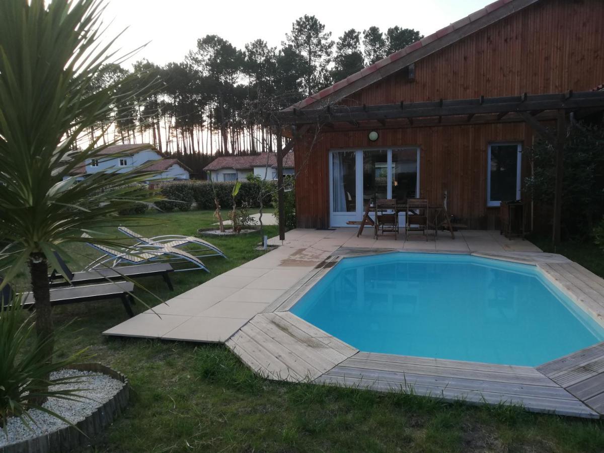 Maison moderne proche lac et plage Léon Extérieur photo
