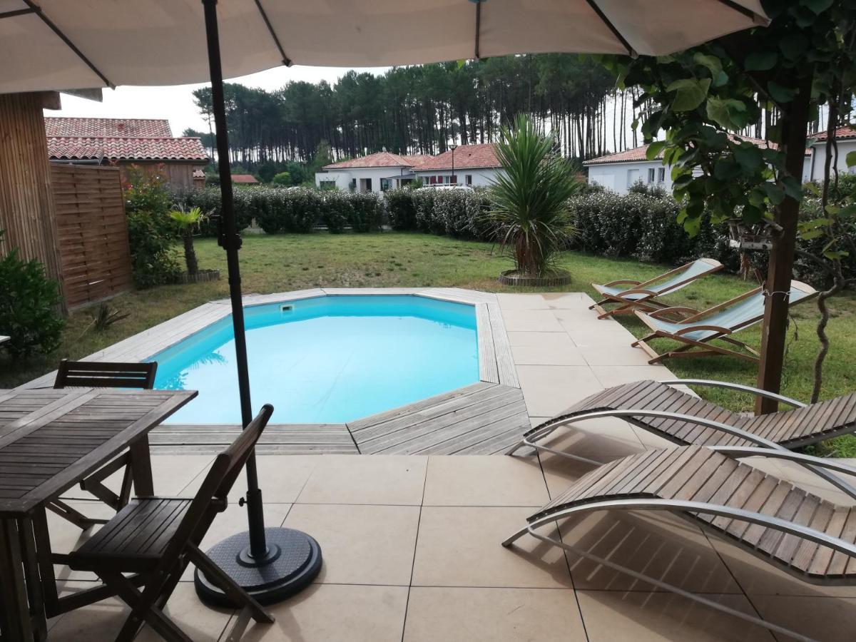 Maison moderne proche lac et plage Léon Extérieur photo